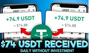 New Usdt Mining Site  usdt earning site  trx usdt mining App 2024  best usdt investment site [upl. by Chem]