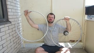 How to Rebuild a Bicycle Wheel with a New Rim [upl. by Hametaf]