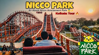 Nicco🏞️ Amusement Park🔵🖤 kolkata❤️😱  India First Amusement Park All Rides निक्कोपार्क niccopark [upl. by Rather159]