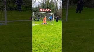 Shot stopper football goalkeepingsaves goalkeeper goalie footy soccer save penaltysave [upl. by Wystand]