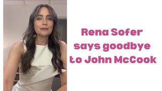 Rena Sofers parting gift to costar John McCook will melt your heart [upl. by Neram]