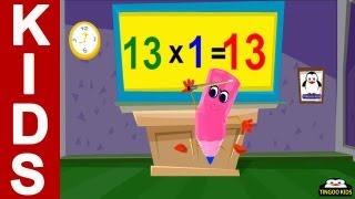 13 Times Table  kids songs amp nursery rhymes in English with lyrics [upl. by Erminia]