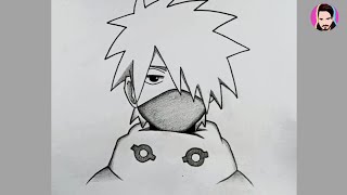 How to draw kid Kakashi step by step  anime drawing  Kakashi drawing easy [upl. by Langham]