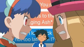 Serena VS Miette Battle for Ash [upl. by Kellyn604]