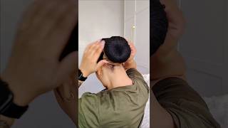 Military Bun Type 3C4A Hair How To howto shorts [upl. by Aryn]