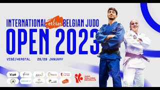 MAT 1 Saturday 28012023  International Belgian Judo Open 2023 Men [upl. by Jaban]