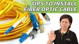 Fiber Optic Cable Installation Dos and Donts [upl. by Nwahsiek]