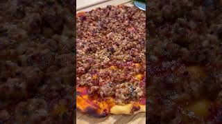 Schon mal Bolognese Pizza probiert We love it ❤️ bbq delicious food pizza [upl. by Nalyac]