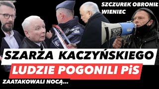 KACZYŃSKI UDERZYŁ NOCĄ – LUDZIE WALCZĄ O WIENIEC❗AGRESOR ZNISZCZYŁ MIENIE I POLICJANT GONI SZCZUJNIĘ [upl. by Ilowell]