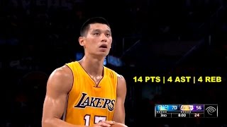 Jeremy Lin林書豪10092014 Preseason Lakers vs Warriors 湖人vs勇士 [upl. by Ennaxor286]