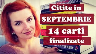 Citite in SEPTEMBRIE 📚 14 carti finalizate [upl. by Mert]