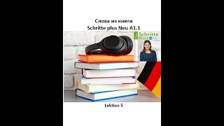 Слова из книги Schritte plus Neu A11 Lektion 5  словарный запас немецкого по лекциям [upl. by Hirza]