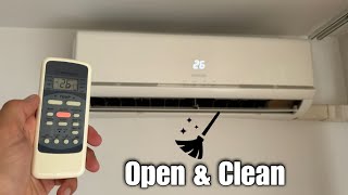 How To Open amp Clean Korel 35 kW Air Conditioner [upl. by Rodina]