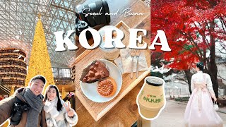 Korea Winter Trip 🇰🇷  7 days in Seoul amp Busan exploring hidden gems cafés ☕🎄 vlog [upl. by Nylram]