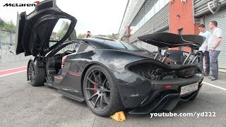 McLaren P1  Flatout on track [upl. by Aramad]