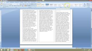 Create a simple 3 fold leaflet in Word [upl. by Adnohsad]