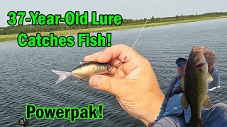 37 Year Old Lure Catches Fish Minnesota Fishing powerpakfishinglure [upl. by Amaj]