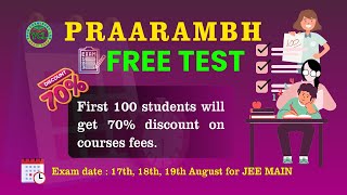 JEE Main 2025Practice series amp Mock test series programme [upl. by Llertnad]