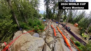 2024 UCI MTB World Series Crans Montana🇨🇭 COURSE PREVIEW [upl. by Tomlin]