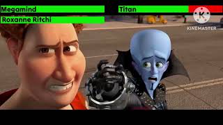 Megamind vs Titan Final Battle With Healthbars 2010 [upl. by Eudoca179]