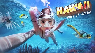 KAUAI HAWAII ISLAND life helicopter tour🚁 snorkelling🐢 HIDDEN beaches what I eat and more✨ [upl. by Nibur]