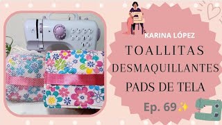 🌟 Toallitas de Tela Desmaquillantes ♻️ Reutilizables Económicas y Fáciles 🤩 minimaquinadecoser [upl. by Alket710]