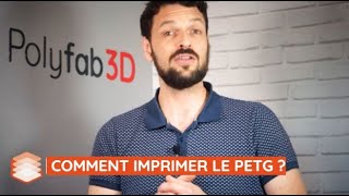 Comment imprimer le PETG  Astuces Conseils [upl. by Eddra]