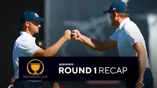 USA SWEEPS Day 1 of Presidents Cup in fourball for first time since 1994 [upl. by Tsiuqram668]