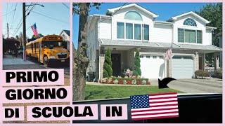 PRIMO GIORNO DI SCUOLA IN AMERICA E SUPERMERCATO ITALIANO [upl. by Nahtad704]