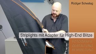 Walimex Striplight Aufbau und Test [upl. by Iron]