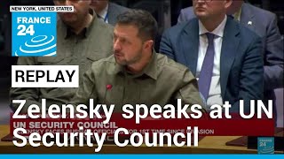 REPLAY Zelensky faces Russian officials for 1st time since invasion at UN • FRANCE 24 English [upl. by Enitram]