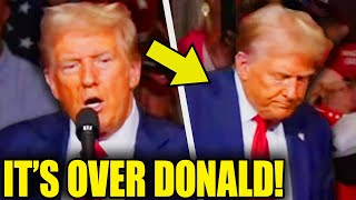 Visibly SHAKEN Trump ADMITS DEFEAT As Speech IMPLODES [upl. by Jonell]