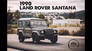 1990 Land Rover Santana 2500  start and drive [upl. by Aikahc]