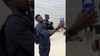 mkbhd in Action at the iPhone16 launch 🎥 [upl. by Dorreg406]