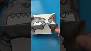 Godzilla vs Kong Surprise Fold shorts godzilla godzillavskong art drawing artlandhowtodraw [upl. by Joan]