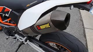 KTM 690 SMCR Akrapovic Exhaust sound [upl. by Vinson]