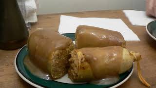 Kishke Jewish food  Wikipedia audio article [upl. by Chenee]