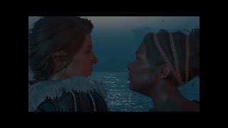 Assassins Creed Odyssey Kassandra and Roxana lesbian romance love scene [upl. by Graner]