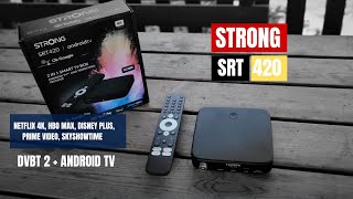 STRONG SRT 420 Hybrid tv box s DVB T2 [upl. by Yltnerb]