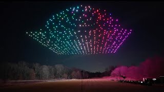 500 Drone Light Show  Firefly Drone Shows [upl. by Larual958]