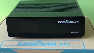 Zgemma H9S 新4K衛星放送 テレビ 受信機 DVBS2X IPTV Linux [upl. by Rochelle]