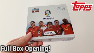 FULL BOX OPENING  Topps UEFA Euro 2024 Match Attax PREMIUM PRO Box Break 🤩 [upl. by Roux]