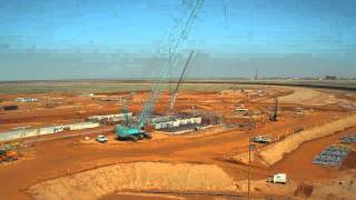 Fortescue Metals Group FMG timelapse construction footage [upl. by Airreis]