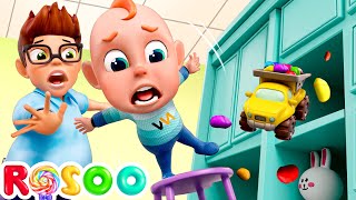 Clean Up Song  Rosoo  Nursery Rhymes amp Kids Songs [upl. by Oihsoy]