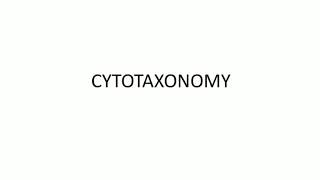 Modern trends in taxonomyCytotaxonomy [upl. by Barra]