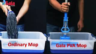 Perfect cleaning with Gala PVA Mop  Best floor cleaning tool [upl. by Niai]