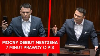 quotMentalni ubecyquot quotMoralne zeraquot Mentzen POZAMIATAŁ w Sejmie Mówił o quotpolskim Watergatequot [upl. by Ettevram]