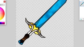 Speed art  Diamond sword  Paintnet [upl. by Corabel]