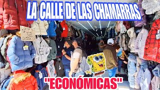 LA CALLE DE LAS CHAMARRAS BARATÍSIMAS CDMX BODEGAS CON LOS PRECIOS MÁS ECONÓMICOS [upl. by Carlita]