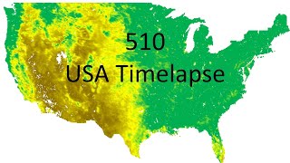 510 CO2 Greening  Timelapse USA early version [upl. by Bellanca]